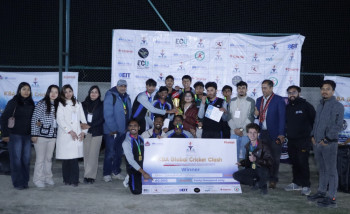 केबिए ग्लोबल क्रिकेट क्ल्यास २०२६ को उपाधि नासा कलेजलाई