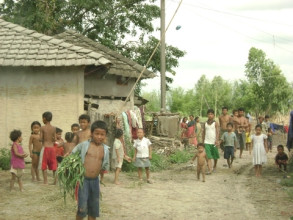 बाले खनाउनु भएको इनार र अतिथि गृह जस्तो घर