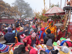 शनिबार छ हजार ३९३ जना भक्तजनले पाथीभरा दर्शन गरे