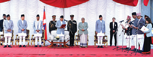 थपिए चार मन्त्री