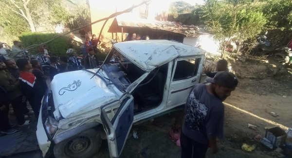 गुल्मीमा बोलेरो जिप दुर्घटना, दुईको मृत्यु, ११ जना घाइते