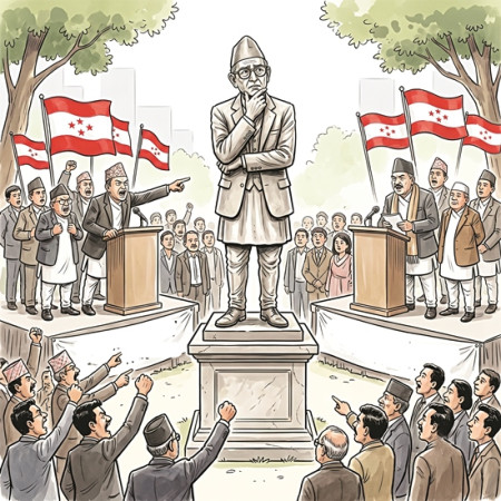 कांग्रेसका दुई धारको कसरत छुट्टाछुट्टै