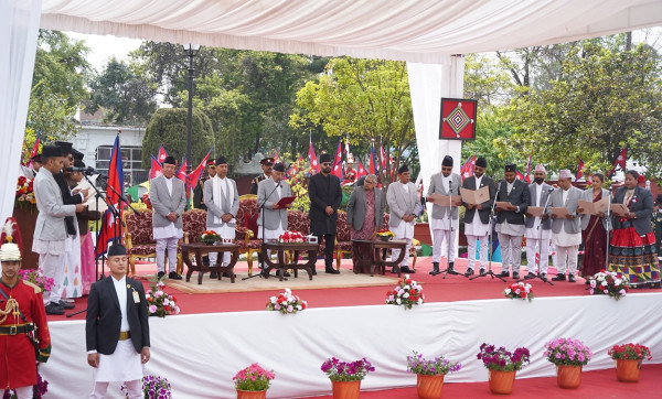 मन्त्रिपरिषद्मा पहिलोपटक ३३ प्रतिशत महिला सहभागिता