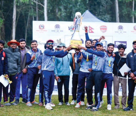 चमनपुरले जित्यो चन्द्रपुर क्रिकेट उपाधि