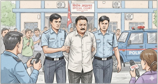 पूर्वमन्त्री गुप्ता कारागार चलान