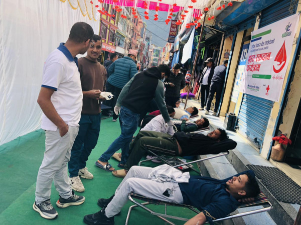 गरिमाको वार्षिकोत्सवमा रक्तदान