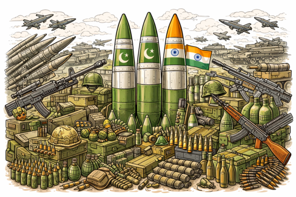 हतियार थुपार्दै छिमेकी देश