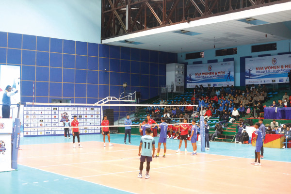 भलिबलमा आर्मी र पुलिस विजयी