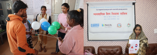 धनुषामा मेटलाइफको सशक्तीकरण परियोजना