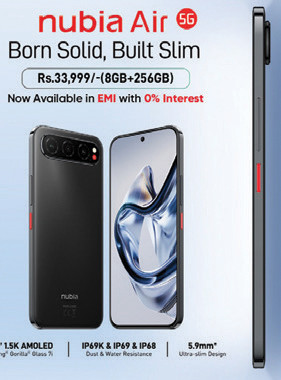 जेडटीईको नुबिया एयर र नुबिया भी८० किस्ताबन्दीमा