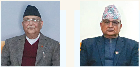 ओली र पोखरेलबीच प्रतिस्पर्धा, कसको तागत के?