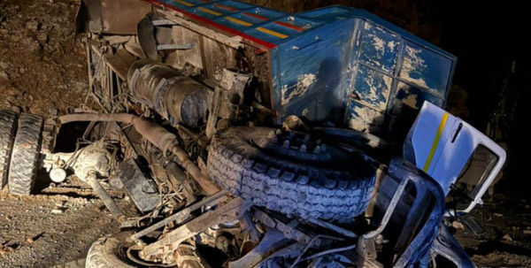 पाल्पाको माथागढीमा टिपर दुर्घटना, चार जनाको मृत्यु