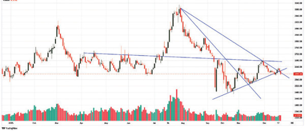 शेयरबजार २६ सय विन्दुबाट तल ओर्लियाे