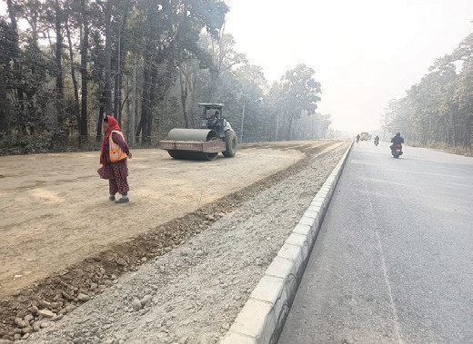 एसियन हाइवे दुई वर्षमा ३५ प्रतिशत प्रगति