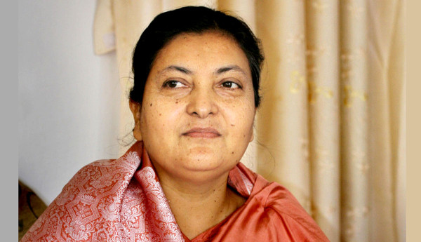 अपूर्ण प्रतिवेदनका आधारमा ओली र लेखकलाई पक्राउ गर्नु बालेन्द्रको अपरिपक्व कदमः पूर्व राष्ट्रपति भण्डारी