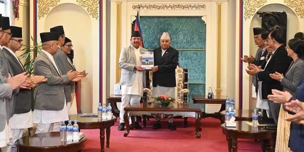 राष्ट्रपतिसमक्ष आयोगको प्रतिवेदन पेस