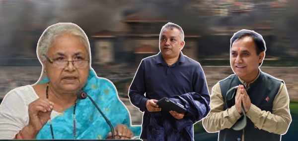 प्रधानमन्त्रीद्वारा कांग्रेस महामन्त्रीद्वयसँग परामर्श