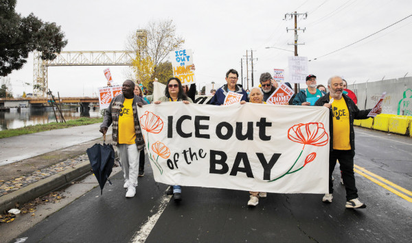 अमेरिकाको क्यालिफोर्नियामा प्रदर्शन