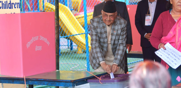 लोकतान्त्रिक शक्तिलाई अत्यधिक मतले विजयी गराउन ओलीको आह्वान