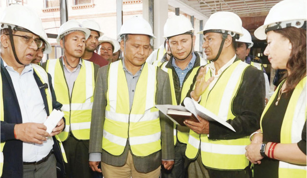 संसद् भवन निर्माण पुस १६ भित्र नसकिए निर्माण कम्पनीलाई कारबाही हुने