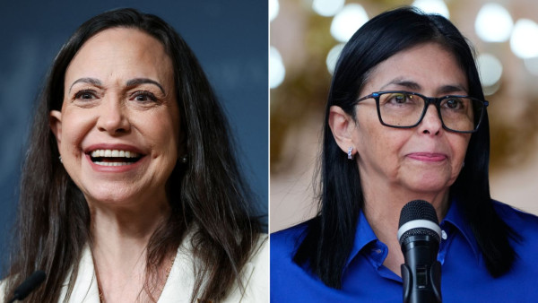 ट्रम्प लोभ्याउँदै भेनेजुएलाका दुई नेतृ