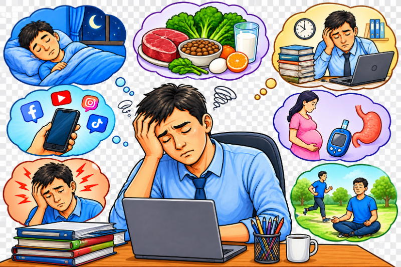 भिटामिन बी–१२ र फोलेटको कमीले निरन्तरको थकान हुन्छ