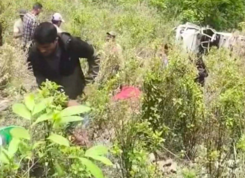दैलेखमा जिप दुर्घटना, तीनको मृत्यु, पाँच जना घाइते