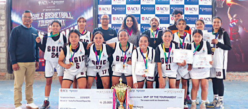 इन्टर–कलेज गल्र्स बास्केटबलमा गोल्डेनगेट च्याम्पियन