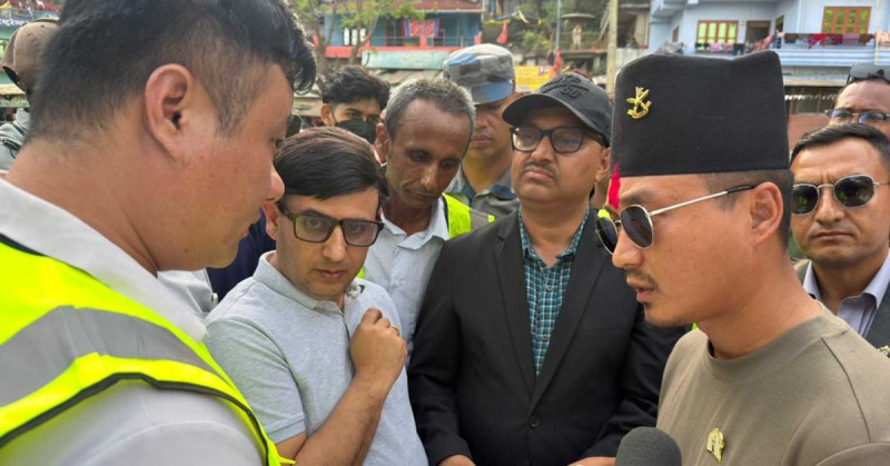 नारायणगढ-बुटवल सडकको अनुगमन गर्दै गृहमन्त्रीले भने-काममा ढिलासुस्ती स्वीकार्य छैन