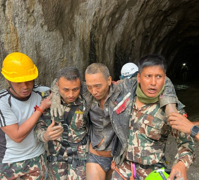 माथिल्लो त्रिशूली जलविद्युत् आयोजनाबाट एक चिनियाँ नागरिकको जीवितै उद्धार