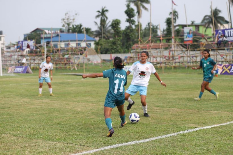 महिला गोल्डकपमा आर्मीको फराकिलो जित