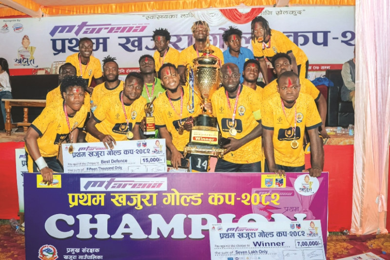 खजुरा क्षेत्रमा फुटबलको आकर्षण बढ्दै
