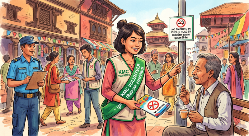 धूमपान नियन्त्रण गर्न स्वयंसेवक