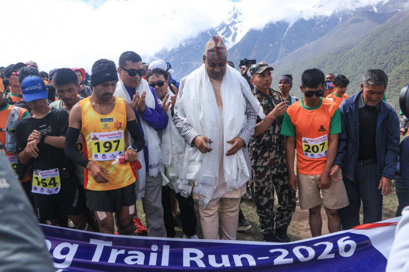 रसुवामा ‘लाङटाङ ट्रेल रन’ प्रतियोगिता