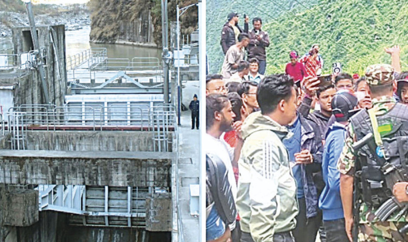 जेनजीका नाममा शेयर मागेपछि माथिल्लो भोटेकोशी बन्द