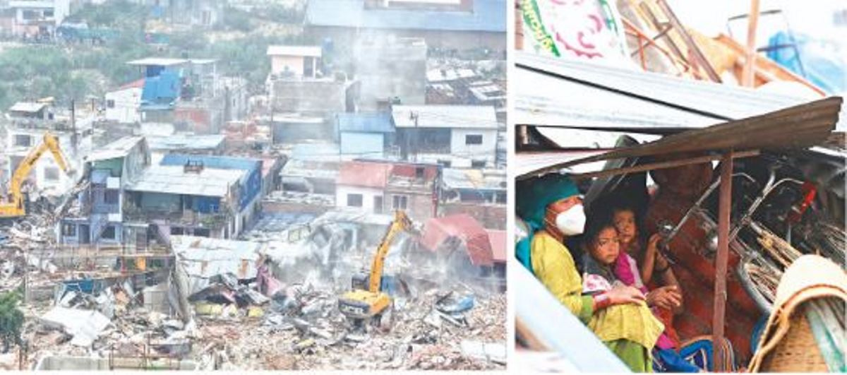 झरी परिरह्यो, डोजर चलिरह्यो