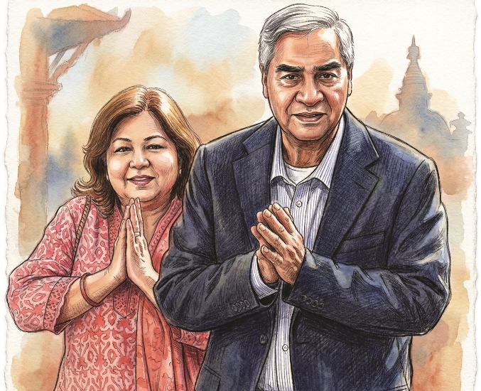 देउवा दम्पतीविरुद्ध पक्राउ पुर्जी