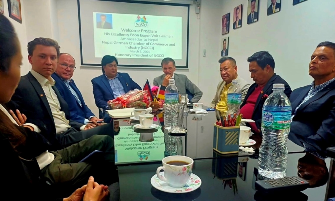 लगानी आकर्षित गर्न सुदृढ व्यावसायिक वातावरण आवश्यकः जर्मन राजदूत