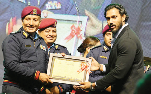 गोल्याण ग्रुपका अध्यक्ष सम्मानित