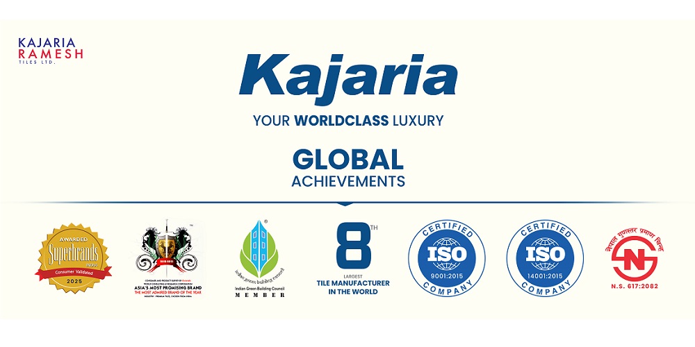 कजारिया ठूला टायल उत्पादकमा सम्मानित