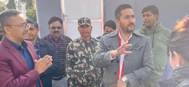 मन्त्री खरेलद्वारा एनसेलको पोखरा डाटा सेन्टर अवलोकन