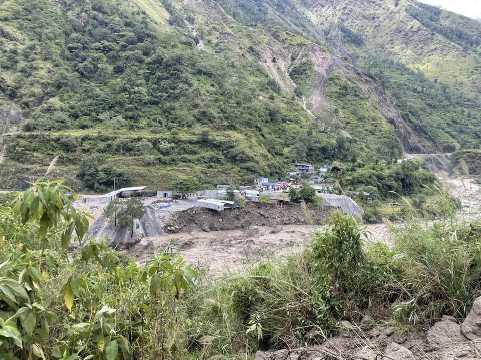 २६६ मेगावाट क्षमताका आयोजनामा क्षति