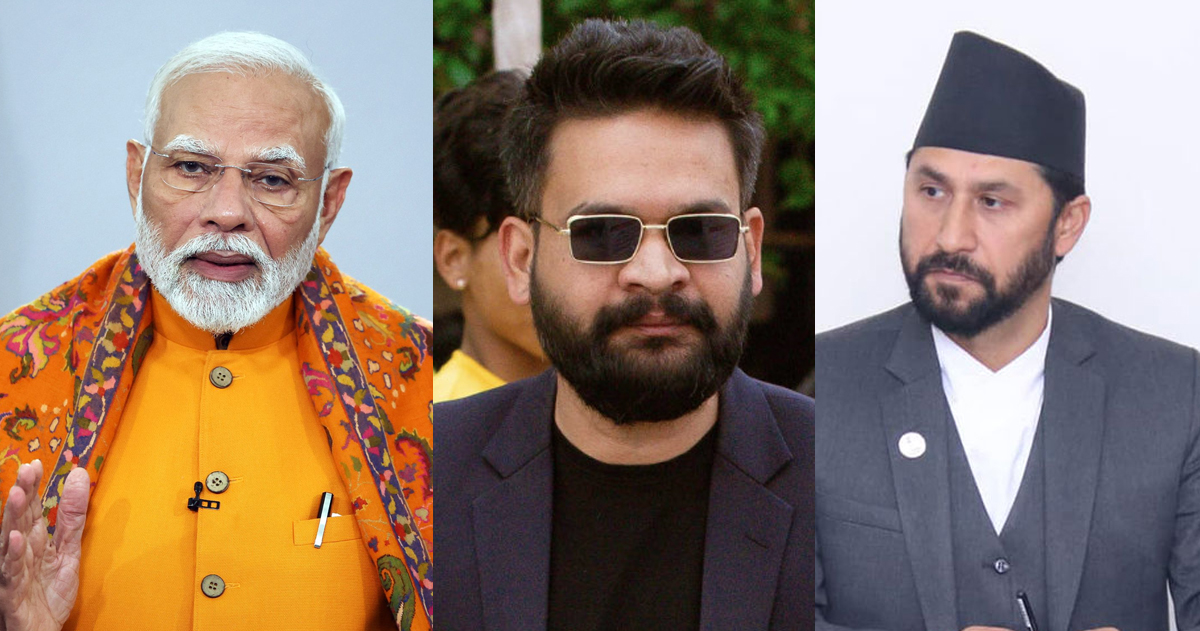 रवि र बालेनसँग भारतका प्रधानमन्त्री मोदीको संवाद