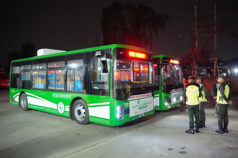 उपत्यकामा रात्रिकालीन बससेवा सुरु