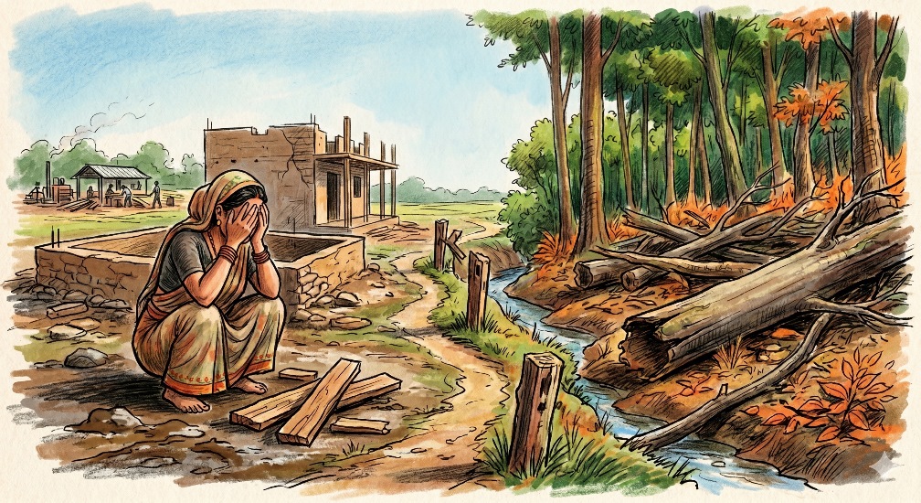 वनमै कुहिन्छ तर उपभोक्ताले पाउँदैनन् काठ