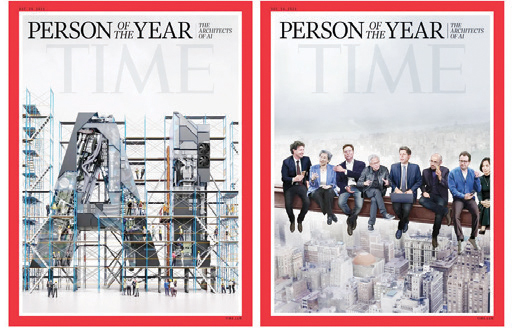 एआईका डिजाइनरहरू ‘टाइम’ वर्ष व्यक्ति