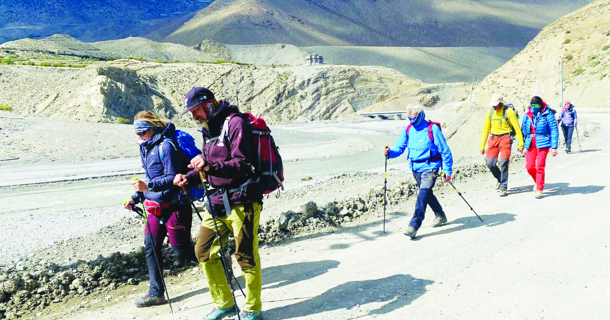 सात महिनामा तीन लाख २५ हजार पर्यटक पुगे मुस्ताङ