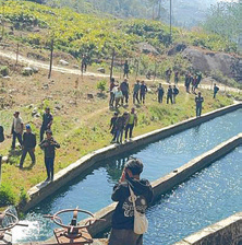 मुआब्जा माग्दै माथिल्लो रावाखोला बन्द