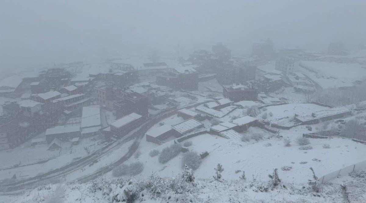 मुक्तिक्षेत्रमा हिमपात