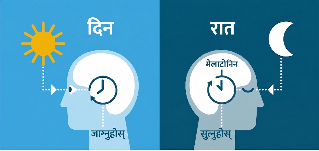 नीलो प्रकाशले बिगार्छ शरीरको घडी